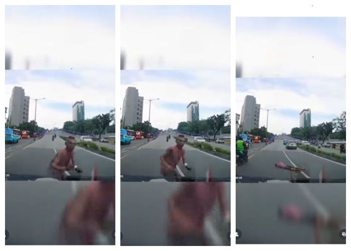 Fakta Baru Kasus Pria Tabrakan Diri ke Mobil di Jakpus, Ternyata Ingin Bunuh Diri