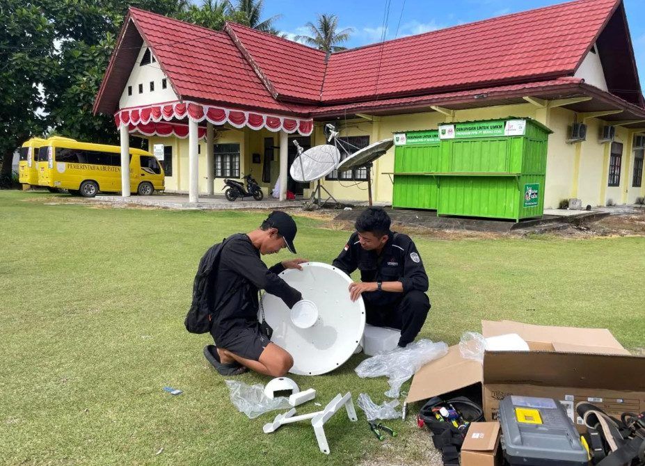 Sisa 24 Titik, Internet Gratis di 100 Kampung Berau Ditarget Rampung 2025