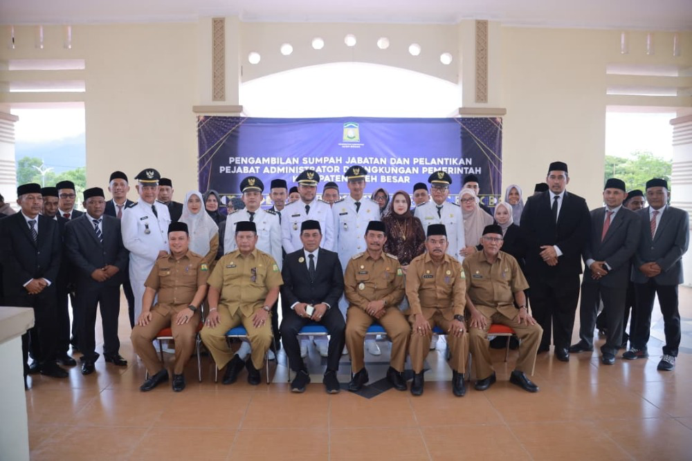Bupati Aceh Besar Lantik 29 Pejabat Baru, Siap Bawa Semangat Baru untuk Daerah!