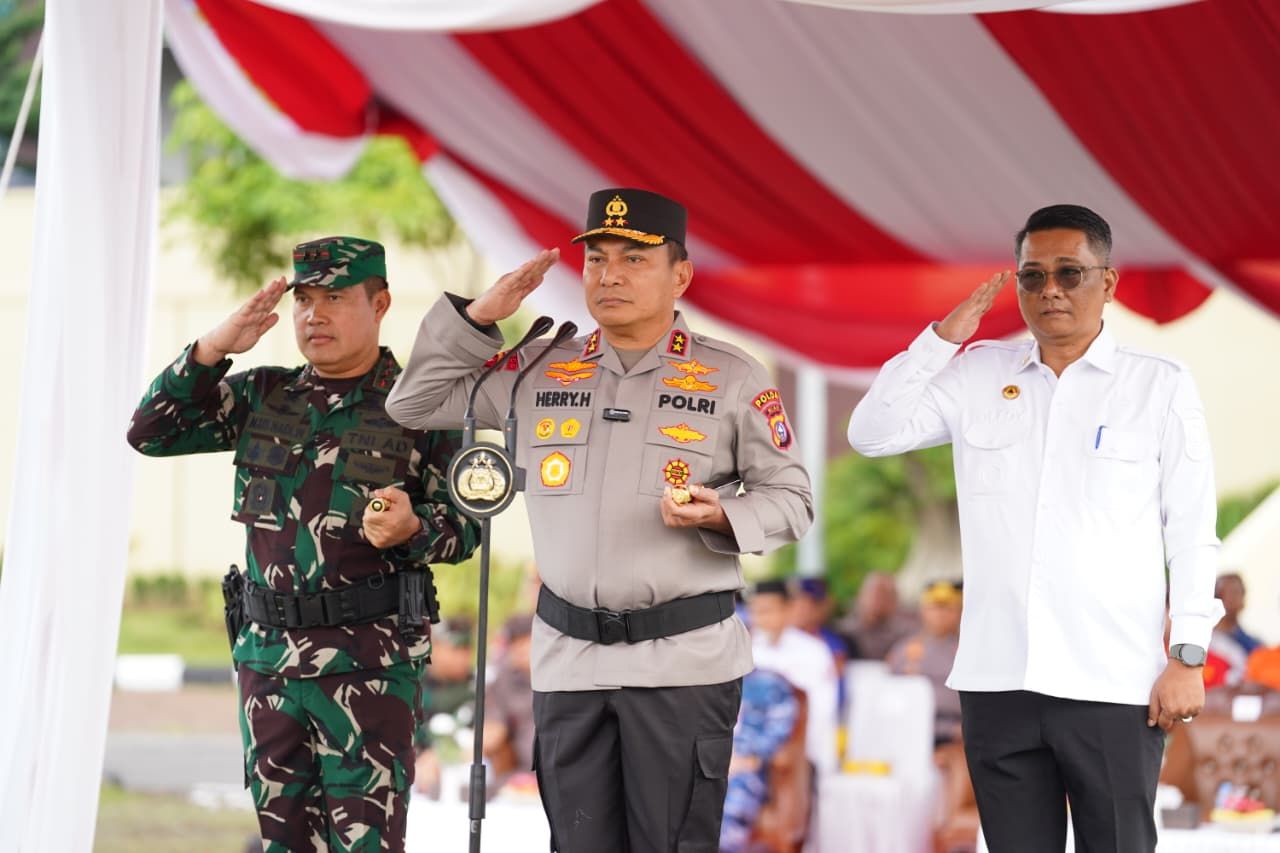 Polda Riau Gelar Apel Siaga Hadapi Cuaca Ekstrem dan Potensi Bencana Alam