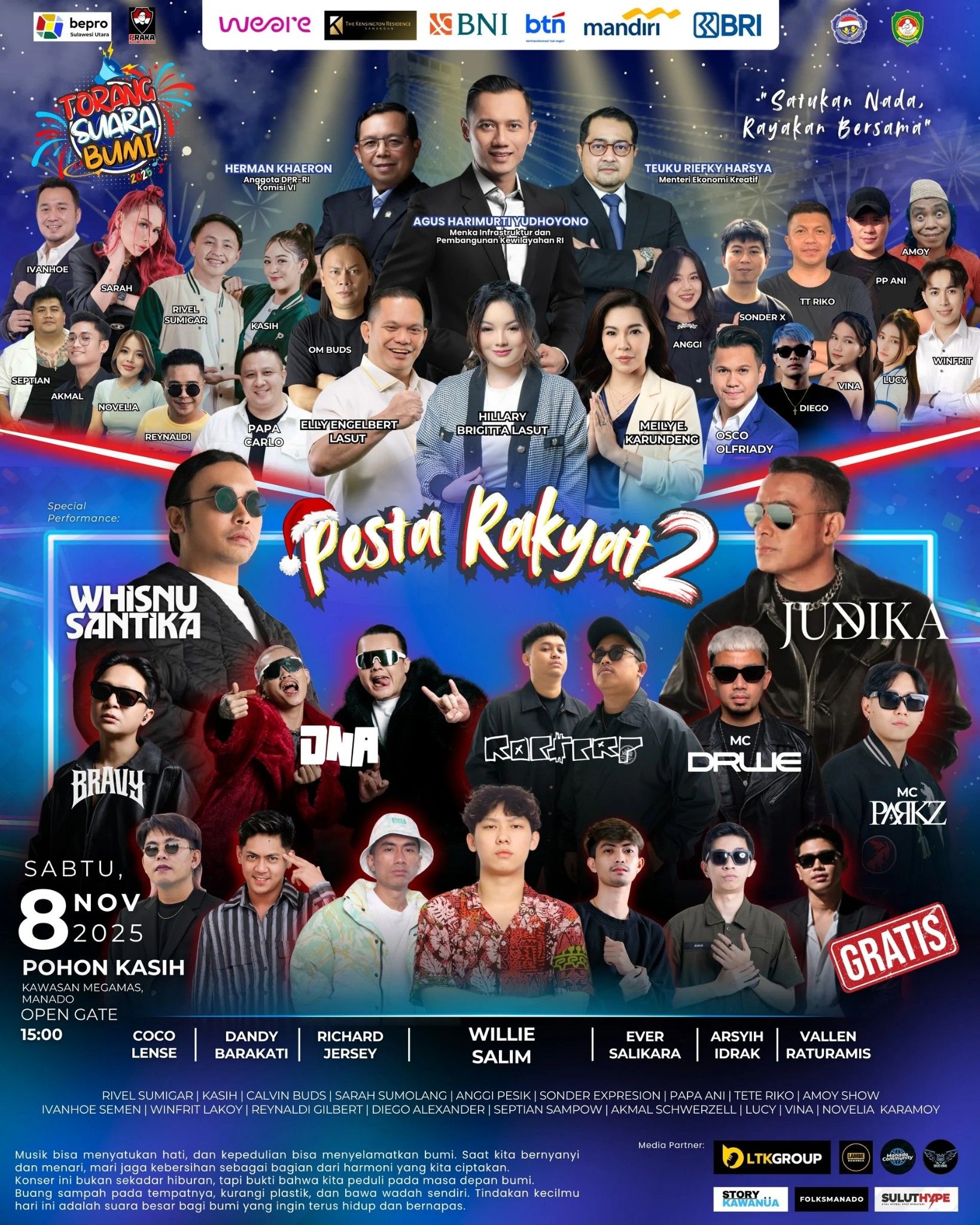 Siap-Siap, Pesta Rakyat 2 2025 – Torang Suara Bumi!