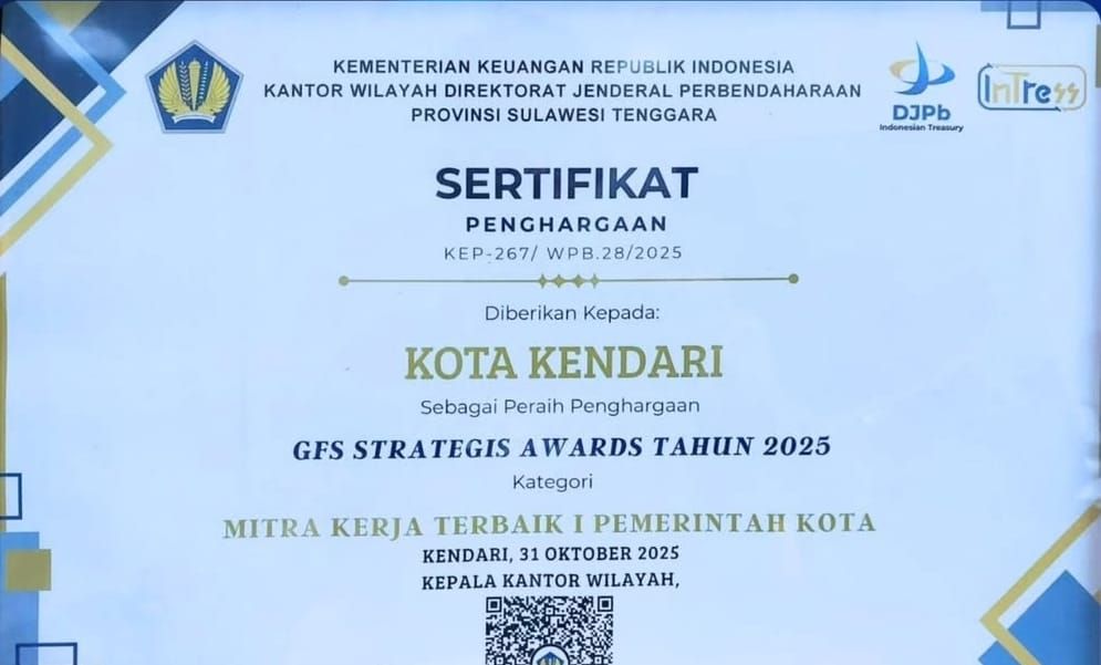 Kendari Meraih GFS Award, Penghargaan Seperti Apa Itu?