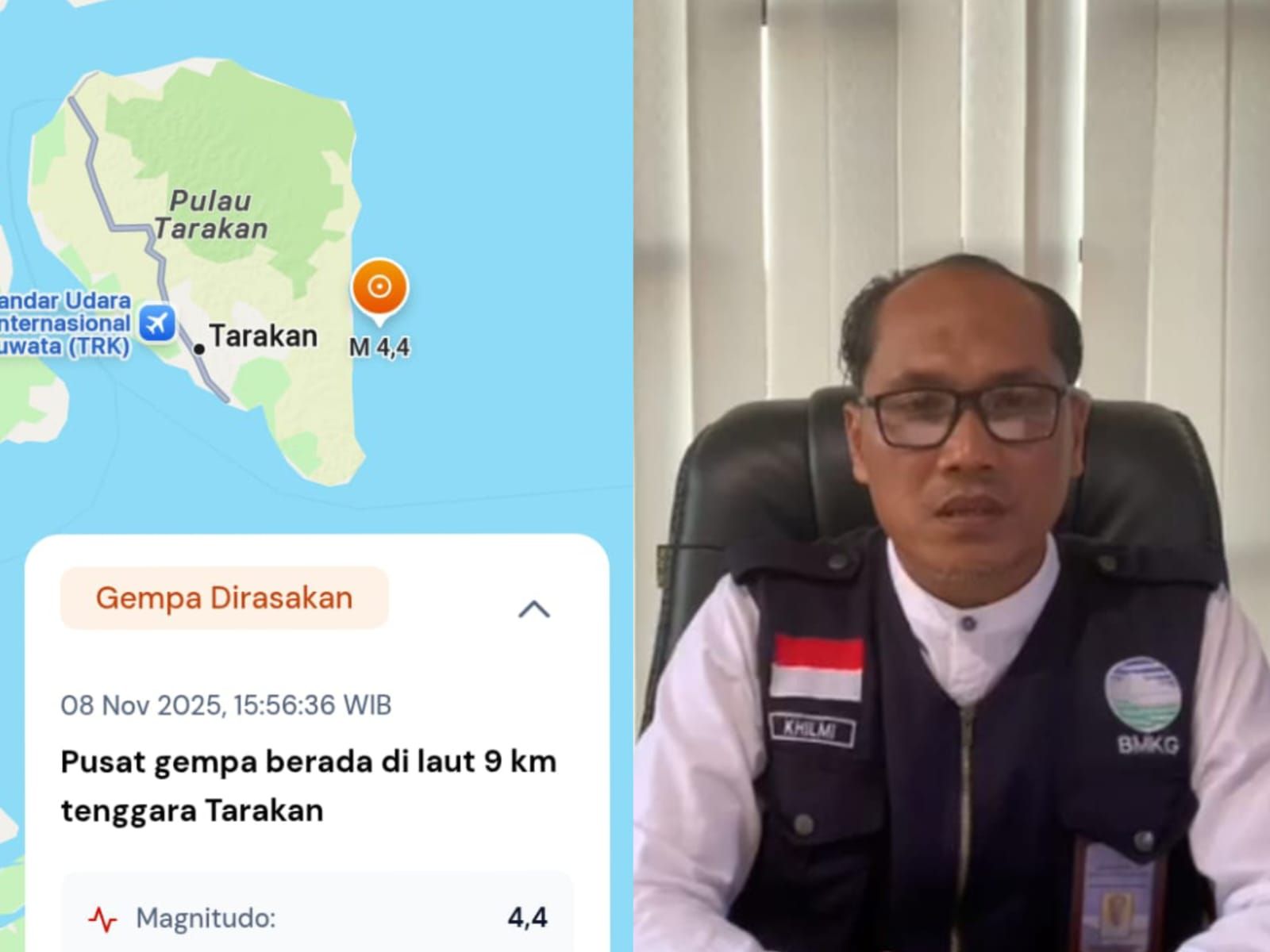 Gempa Guncang Tarakan Lagi, Kepala BMKG: belum ada Teknologi yang Bisa Memprediksi