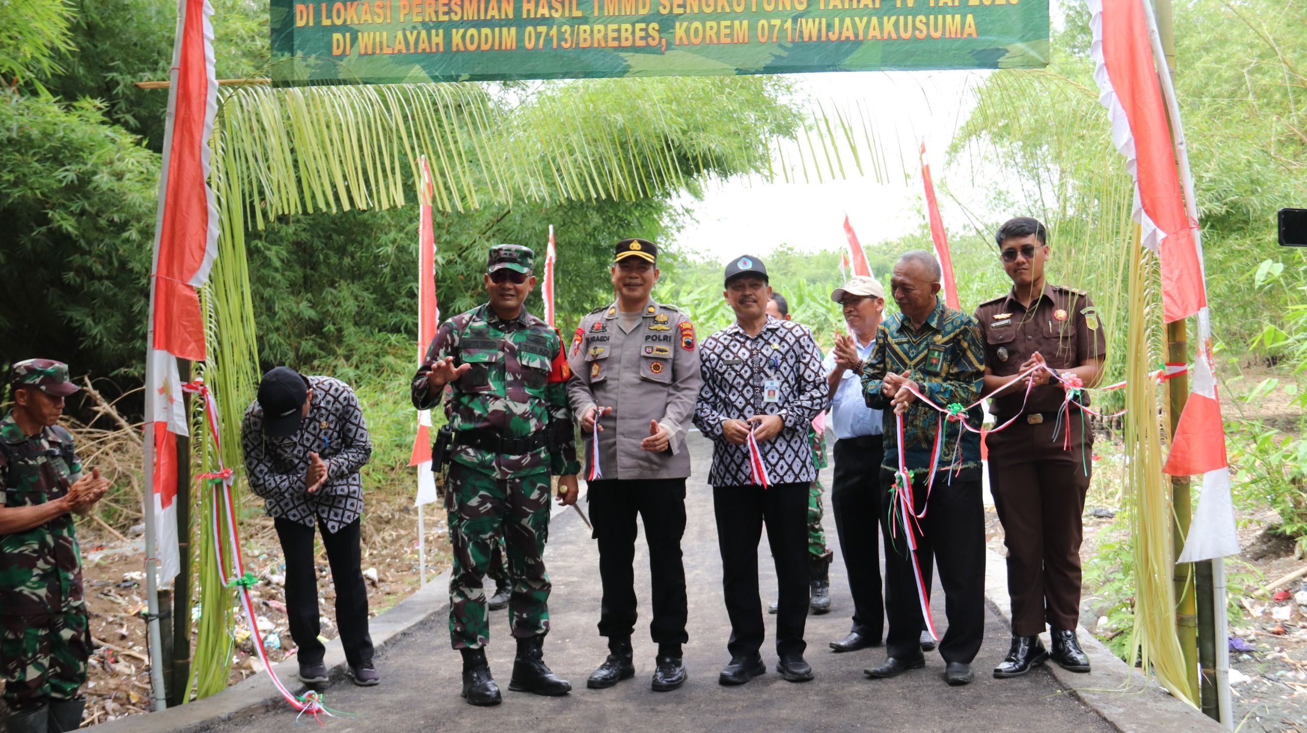 TMMD Brebes Resmi Selesai, Masyarakat Brebes Merasa Terbantu