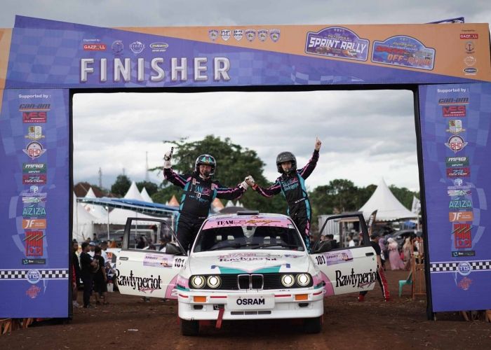 Rifat Sungkar dan sang Putra El Mayka Jadi yang Tercepat di Grup R Sprint Rally 2025