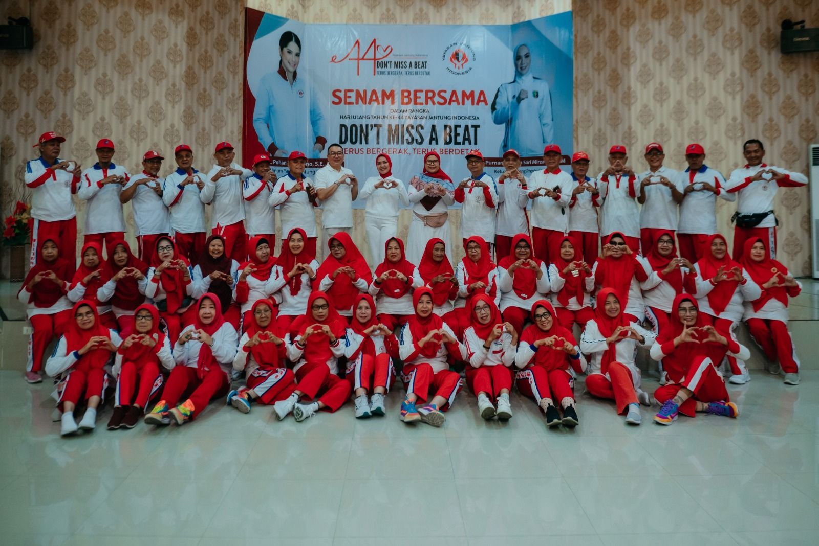 Peringatan HUT ke-44 Yayasan Jantung Indonesia, Warga Diminta Hidup Sehat