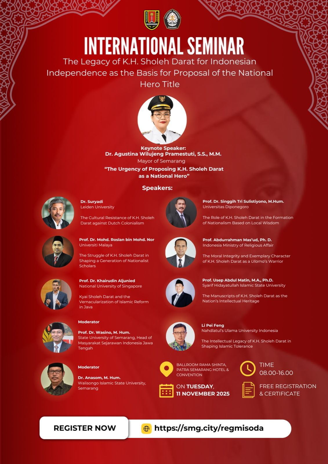 Pemkot Semarang Adakan Seminar Berskala Internasional