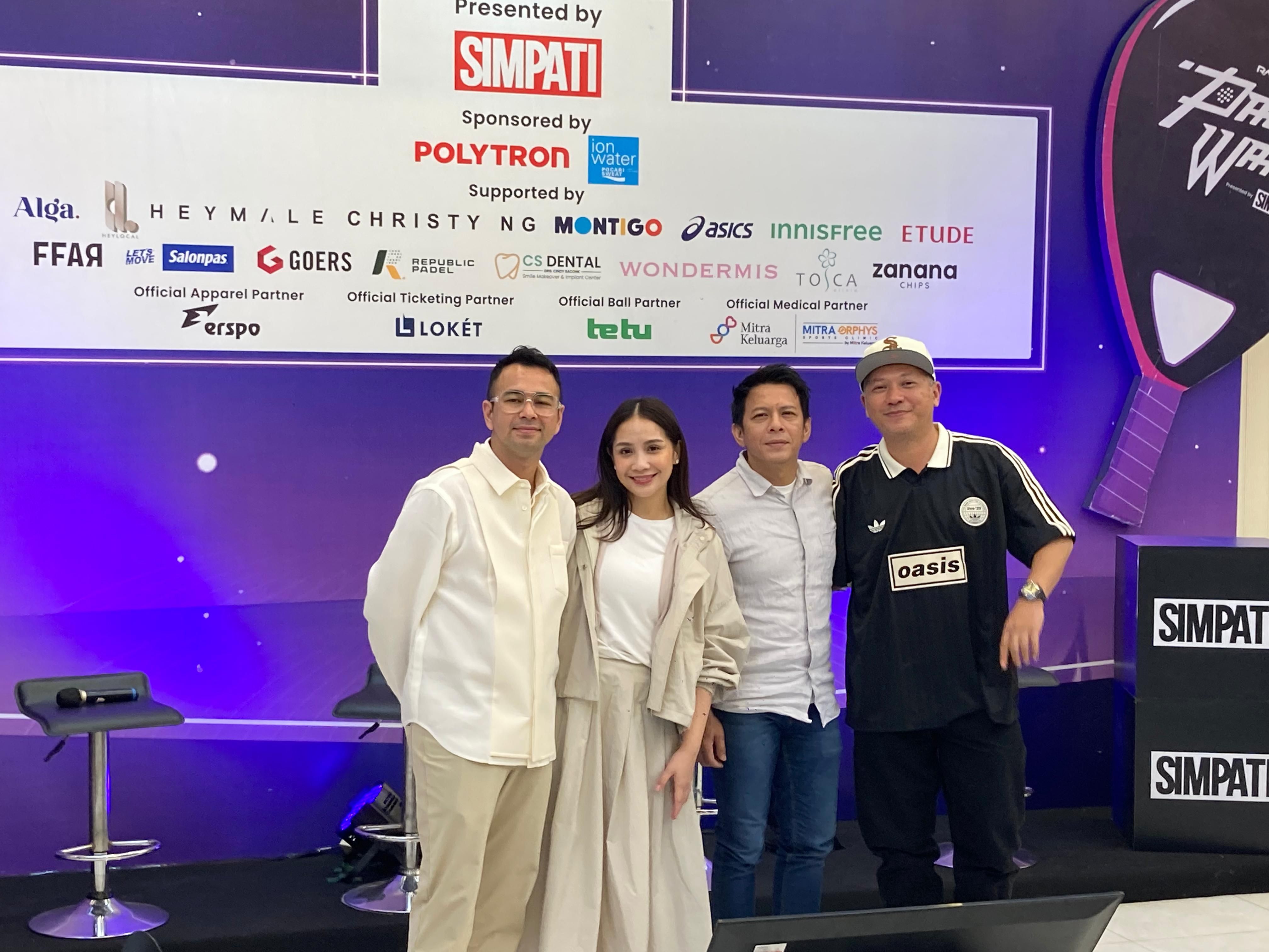 Raffi Ahmad Gandeng Legenda Sepakbola Italia di “Padel Wars”, Event Sportainment Paling Hype Akhir Tahun!