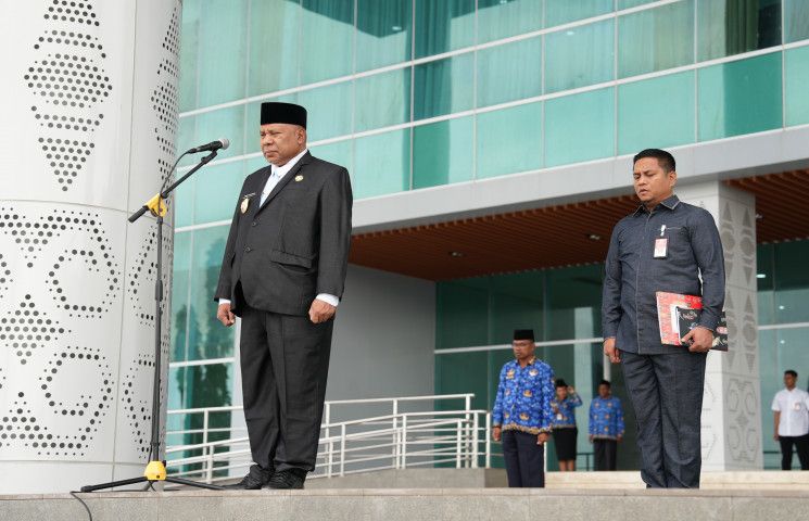Wagub Aryoko Pimpin Upacara Hari Pahlawan: Semangat Pahlawan Jadi Inspirasi ASN Papua untuk Bangun Daerah Lewat Kerja Nyata