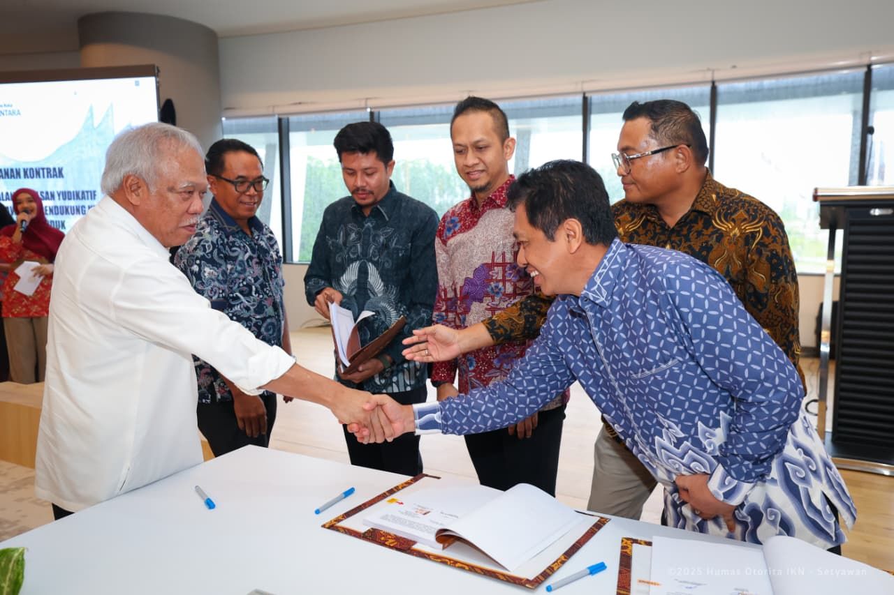 IKN Mulai Tahap Pembangunan Institusi Negara, Kontrak Kawasan Legislatif dan Yudikatif Resmi Ditandatangani
