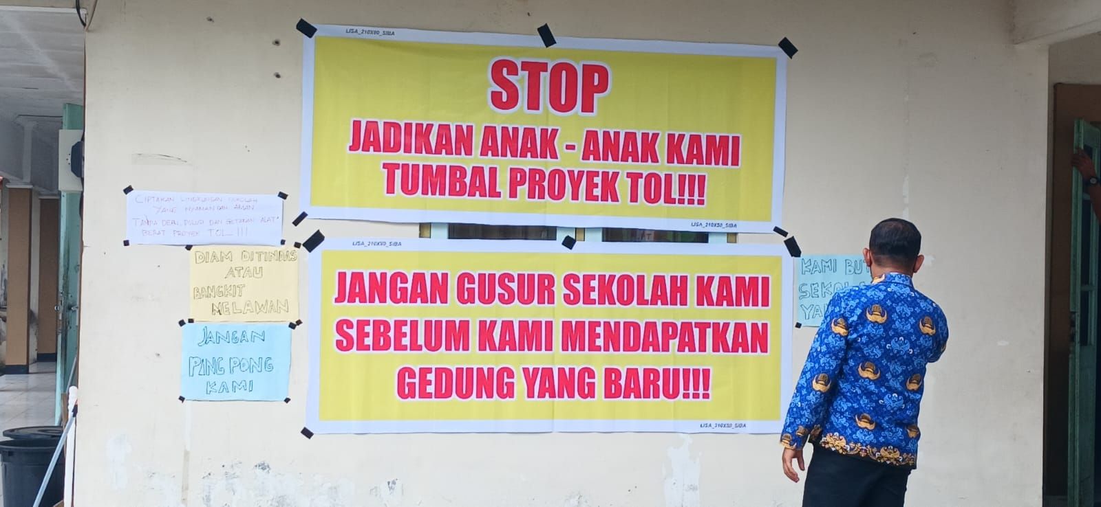 Wali Murid SD Nglarang Tagih Janji Pemerintah Imbas Terdampak Tol Yogya - Solo