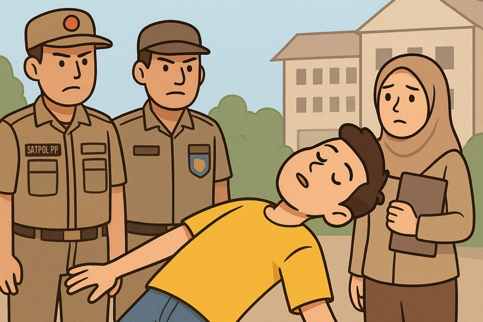 Fenomena Remaja Berlentur Viral di Bontang, Pemkot Gandeng Satpol PP untuk Pembinaan Karakter
