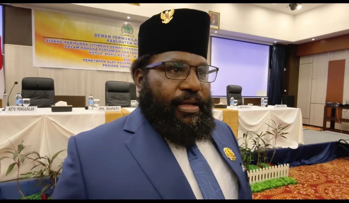 Karto Nirigi Dilantik sebagai Ketua DPRK Nduga, Tegaskan Komitmen Bangun Daerah