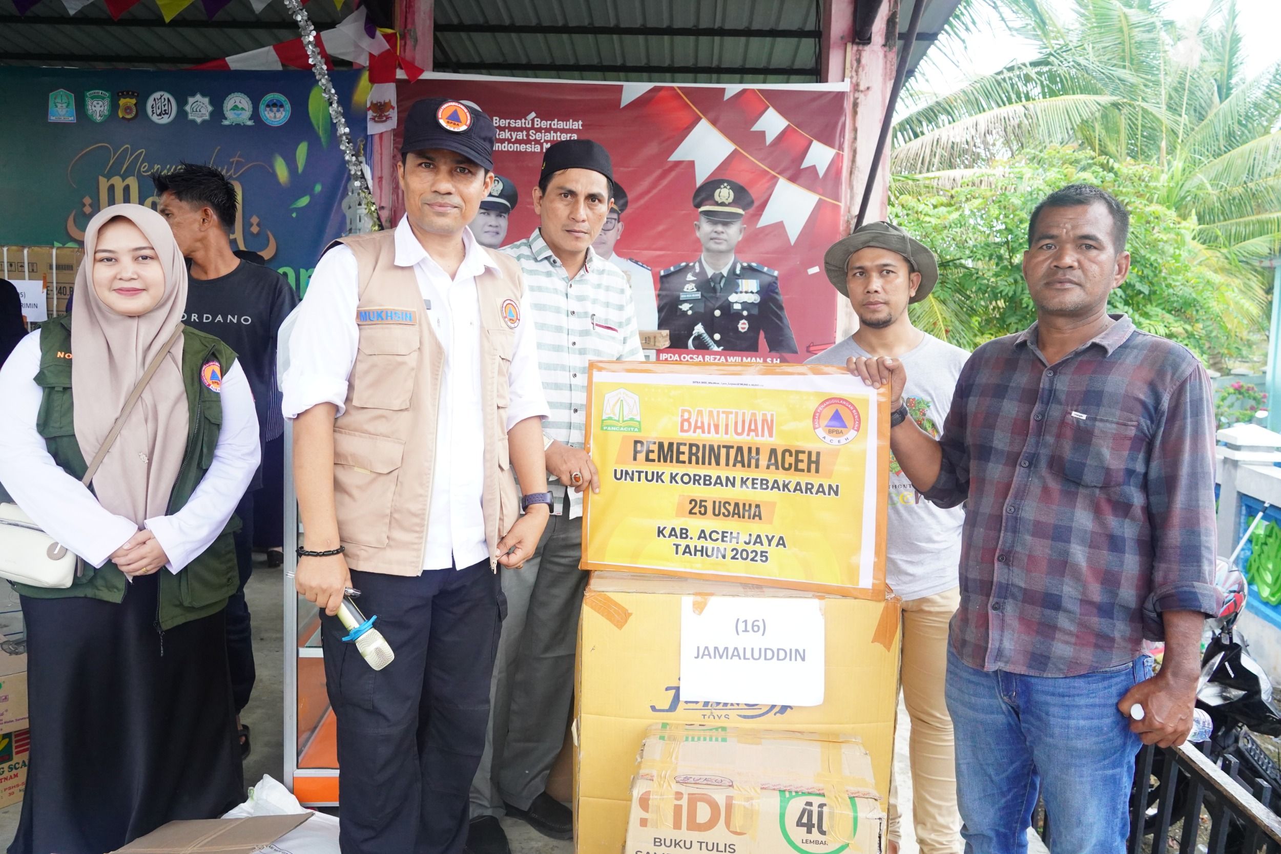 25 Pelaku Usaha Aceh Jaya Dapat Bantuan Pascabencana dari BPBA