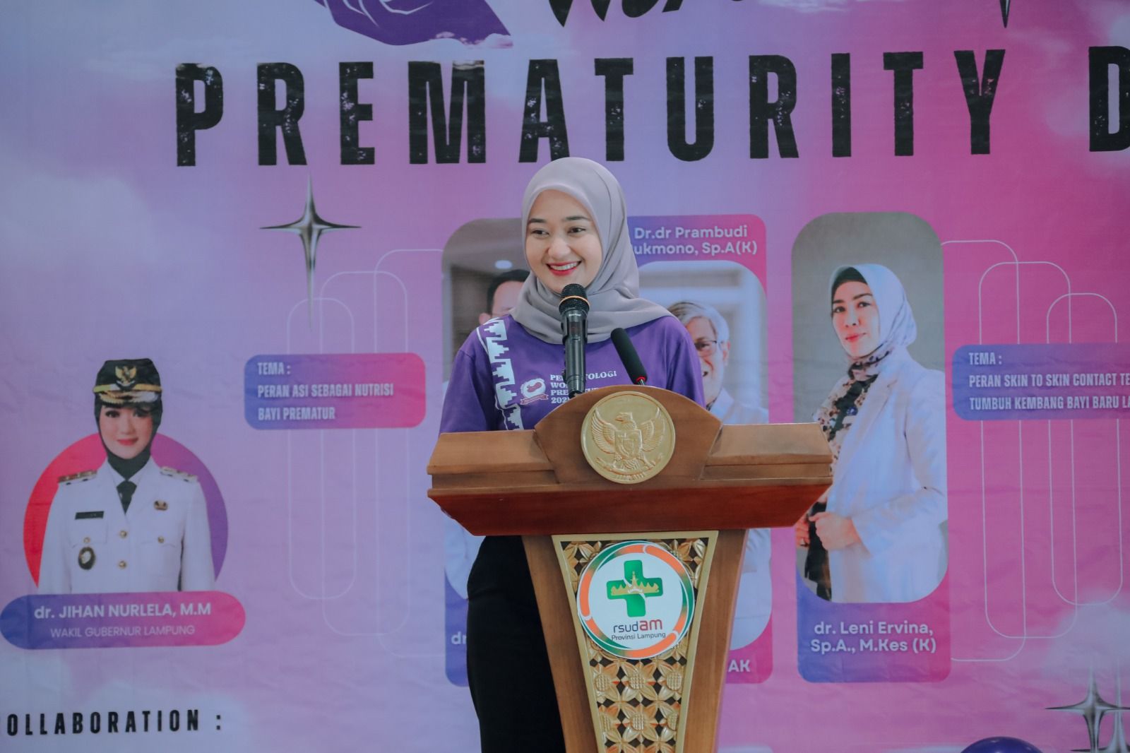 Wagub Lampung Serukan Dukungan Penuh bagi Bayi Prematur