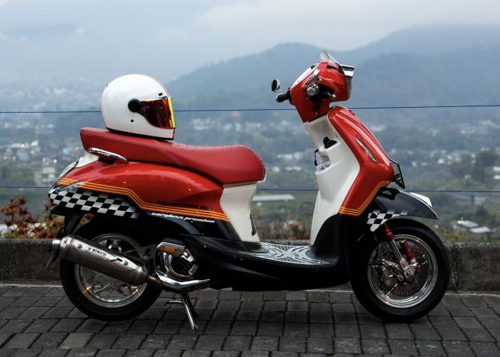 Bisa Jadi Inspirasi Nih! Modifikasi Grand Filano yang Bikin Motor Makin Kalcer dan Berkarakter