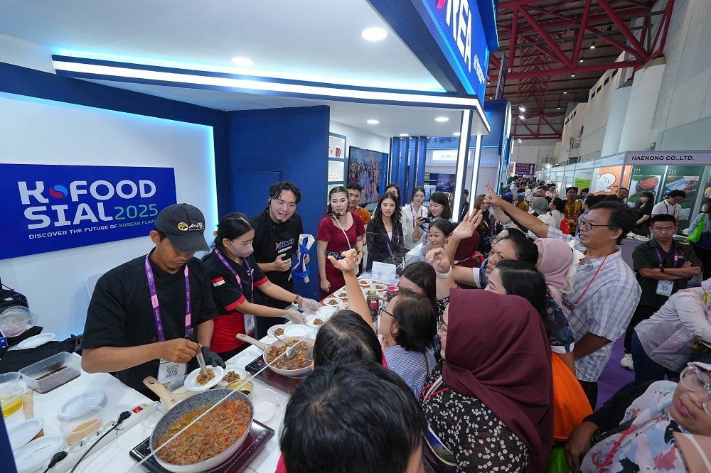 Geliat Kuliner Korea Tembus Pasar Halal di Dunia di Pameran Makanan Internasional Indonesia
