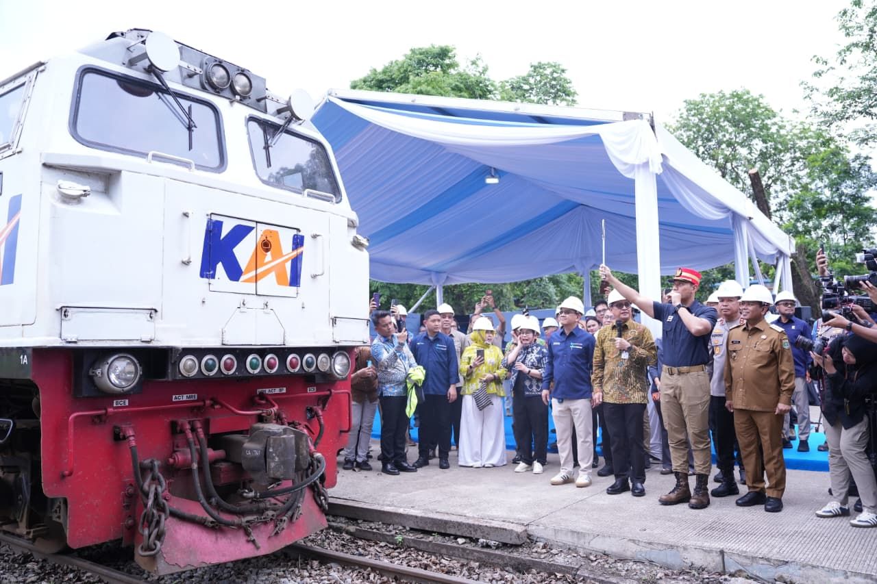 Menko Agus Harimurti Resmikan Jalur Logistik Multimoda di Cilegon
