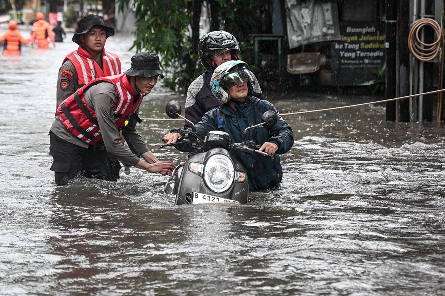 Hujan sejak Siang Tadi, Belasan RT di Jakarta Selatan Tergenang
