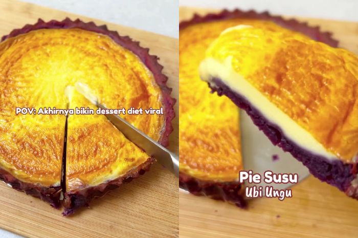 Resep dan Cara Membuat Pie Susu Ubi Ungu, Dessert Diet yang Lagi Viral