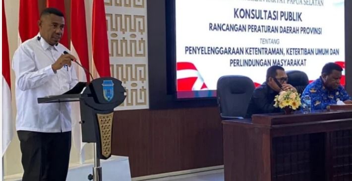 DPR Papua Selatan Dorong Penyempurnaan Ranperda Ketertiban Umum Lewat Konsultasi Publik di Asmat