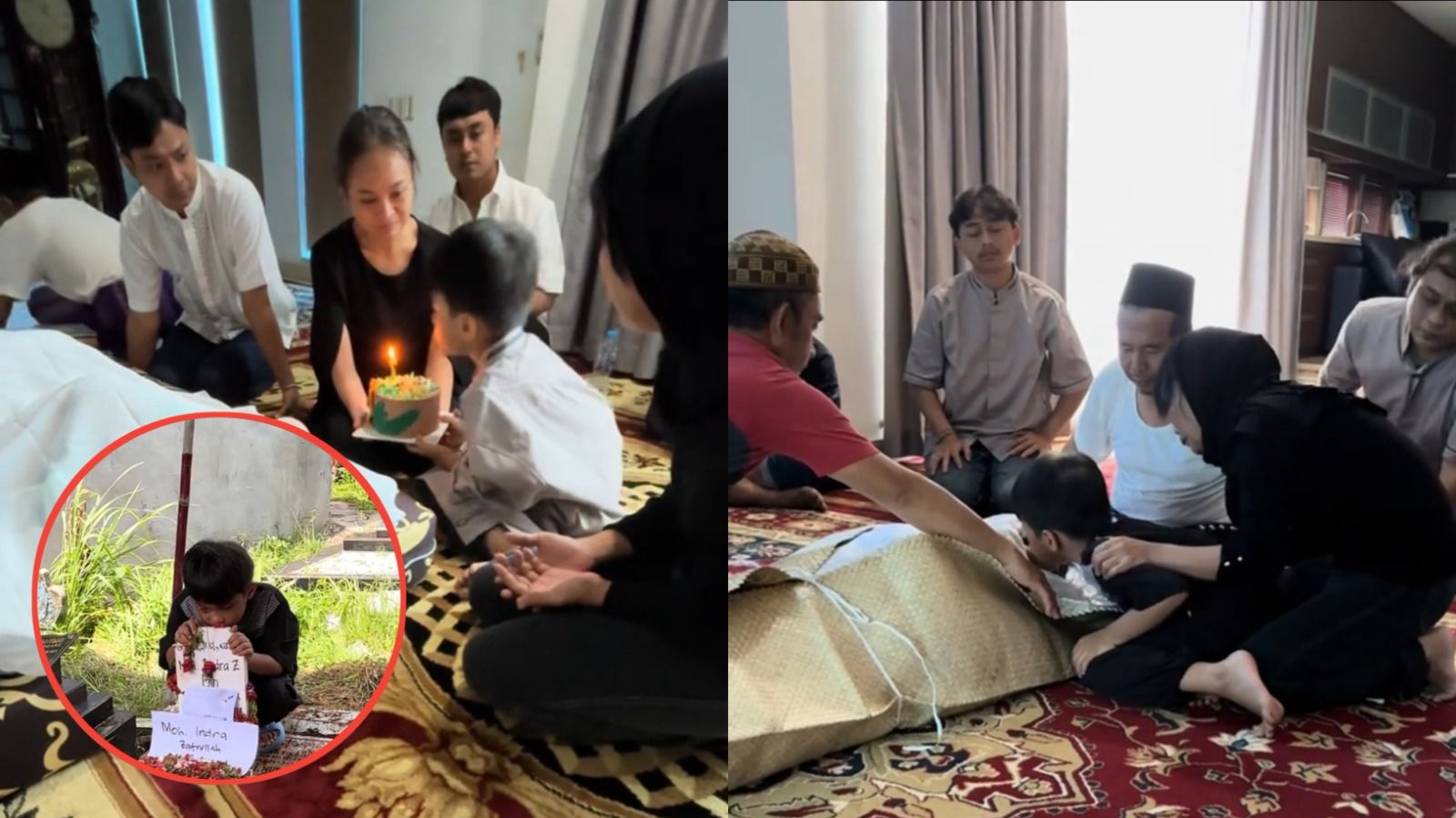 Haru, Anak Ini Berduka Kehilangan Ayah di Hari Ulang Tahun