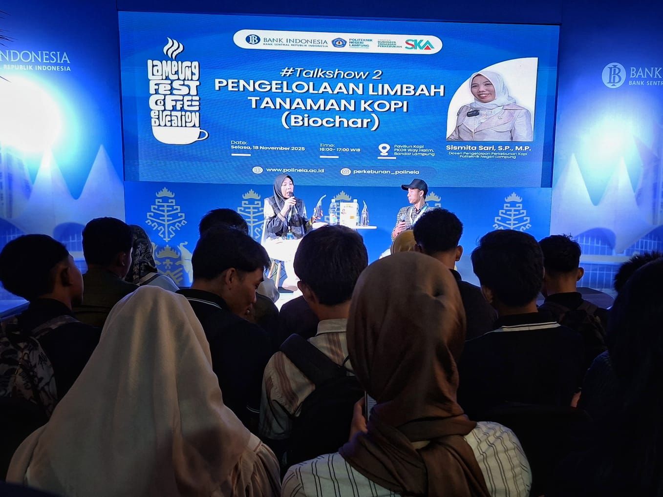 Pengunjung Lampung Fest Diajak Belajar Mengolah Limbah Kopi Jadi Produk Hijau