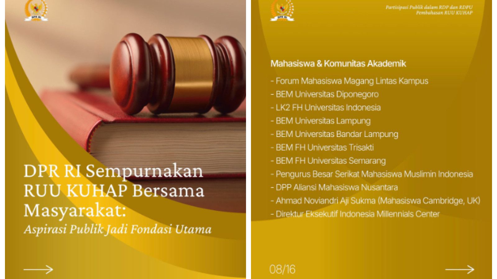 BEM Undip Layangkan Somasi ke DPR RI Terkait Pencatutan Nama