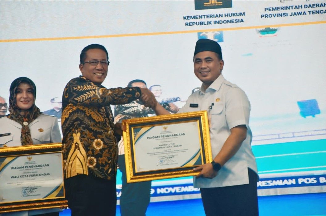 Bentuk Posbankum Terbanyak, Pemprov Jateng Raih Rekor MURI