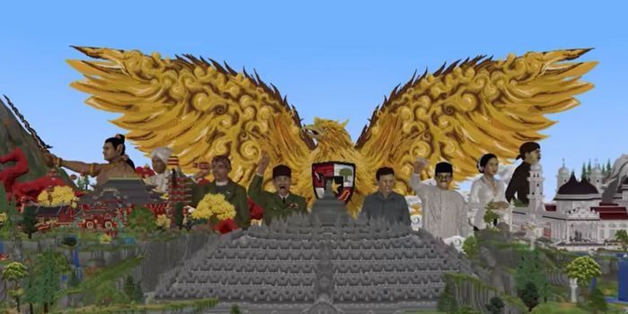 Kreator Minecraft Indonesia Juara di Kompetisi MrBeast, Garuda Pancasila Jadi Bintang