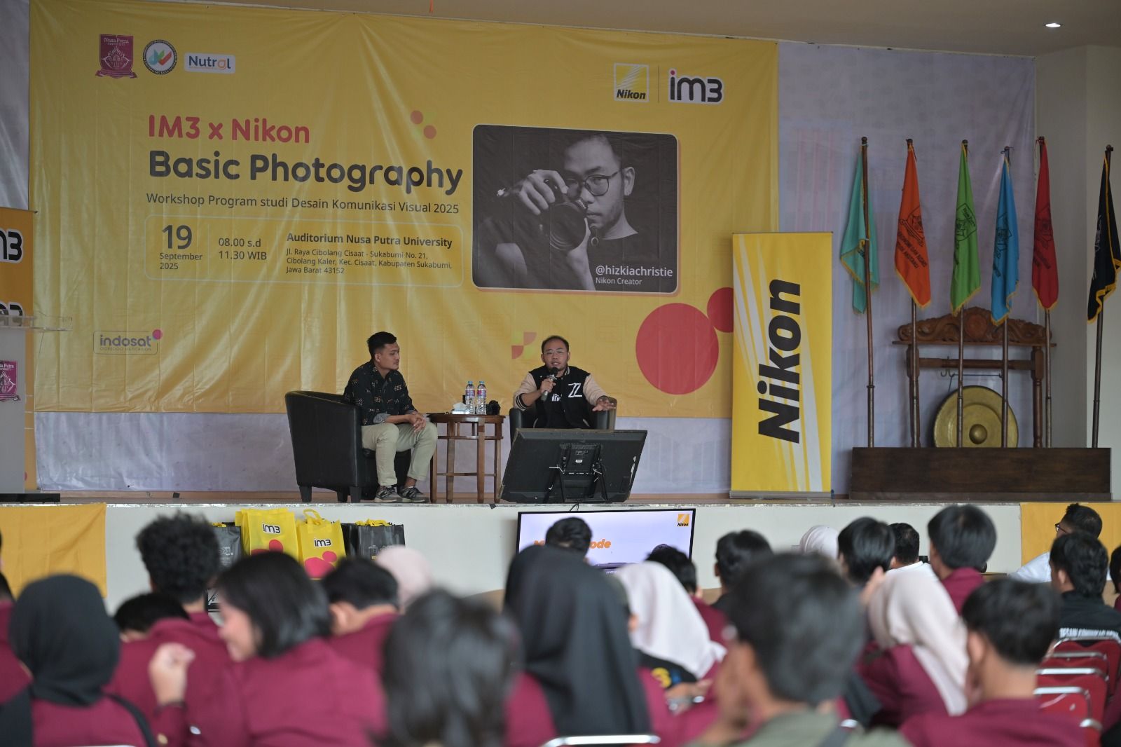 Indosat Ooredoo Hutchison Bersama Nikon Ajak Mahasiswa Jelajahi Kreativitas Visual Lewat IM3 Photography Seminar Roadshow