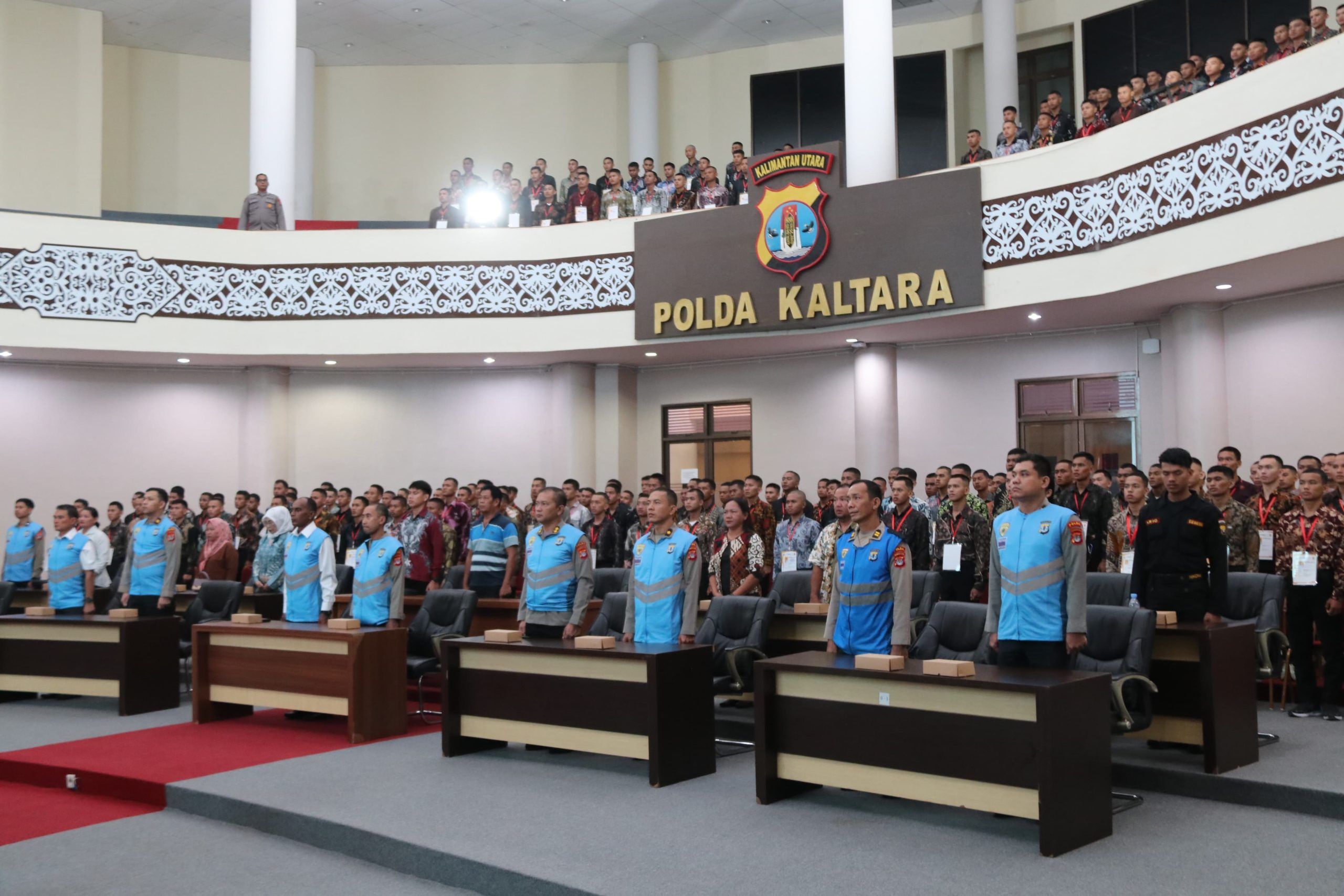 Wakapolda Kaltara Pimpin Acara Pengambilan Sumpah dan Penandatanganan Pakta Integritas Seleksi Penerimaan Bintara Brimob Polri T.A 2026