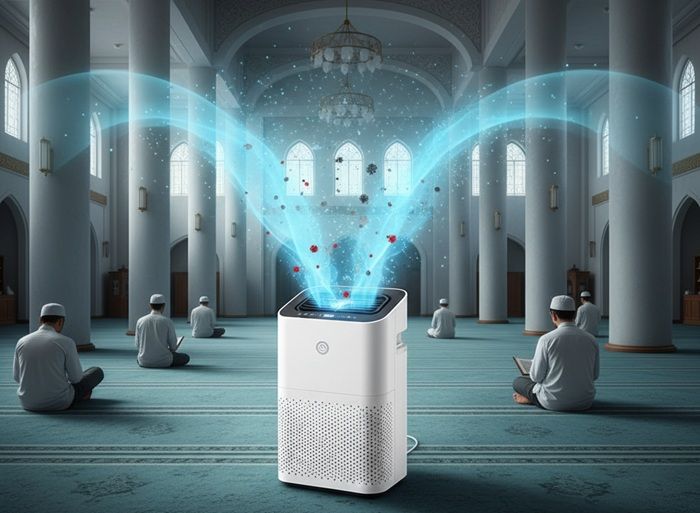 Pentingnya Pakai Air Purifier di Ruang Publik Termasuk Masjid