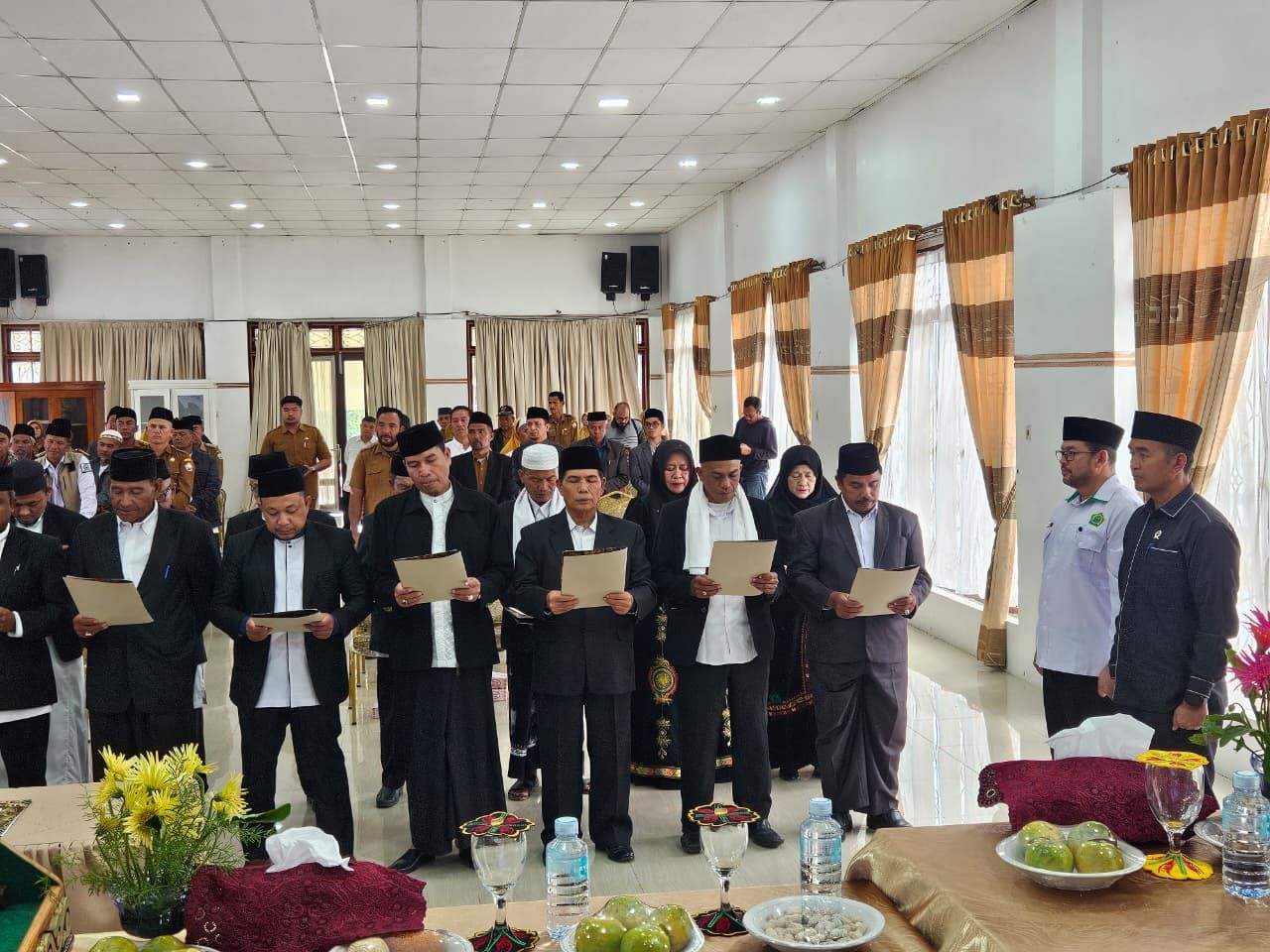 29 Ulama Aceh Tengah Resmi Dikukuhkan, Siap Mengemban Amanah 2025–2030