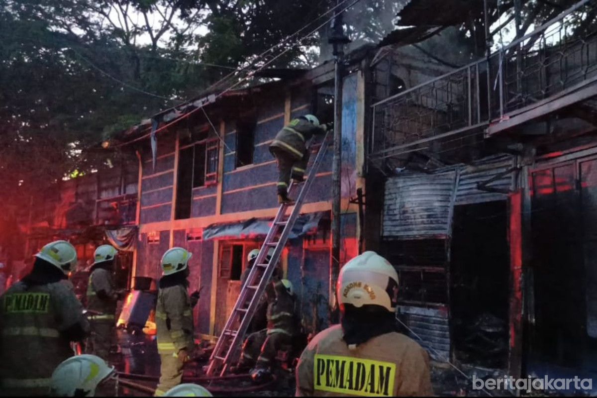 Kebakaran Rumah Usaha di Kedaung Kaliangke Diduga Dipicu Korsleting
