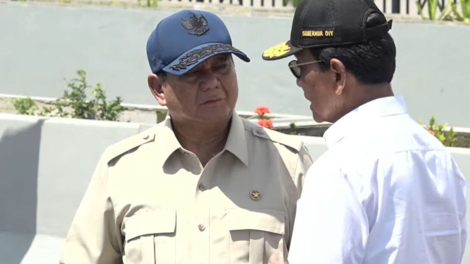 Prabowo Pujian dan Harapan di Peresmian Jembatan Kabanaran