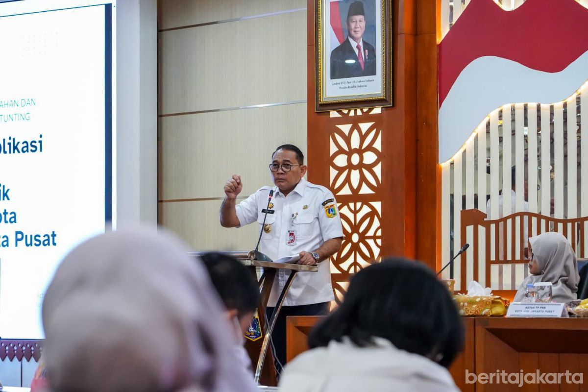 Arifin Minta Jajaran Pemkot Jakpus Perkuat Komitmen Penurunan Stunting 2026
