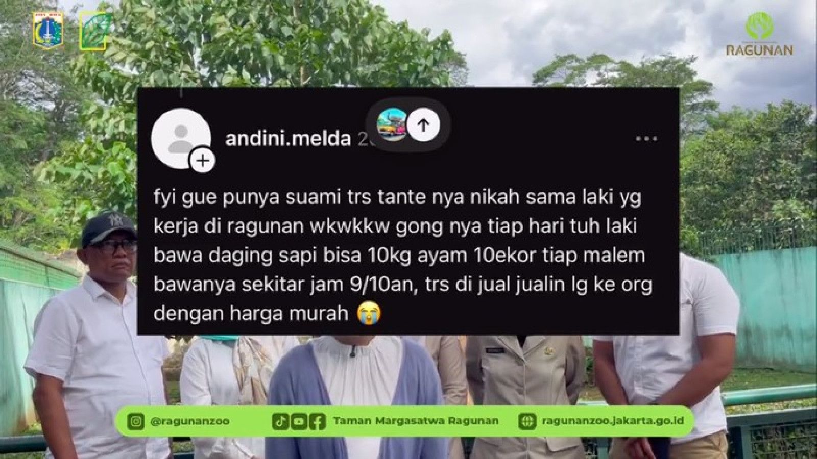 Klarifikasi Isu Pakan Harimau di Taman Margasatwa Ragunan