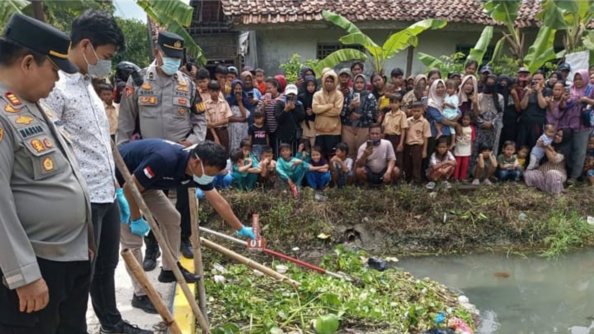 Polres Karawang Selidiki Temuan Kerangka Manusia di Saluran Irigasi Cioter
