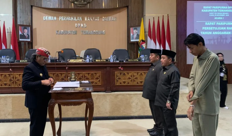 DPRD Temanggung Setujui RAPBD 2026