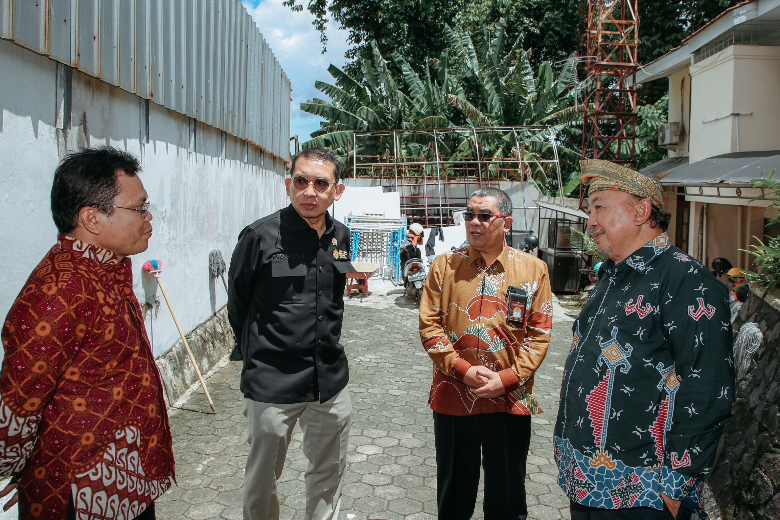 Menteri Kebudayaan Fadli Zon Tinjau Lokasi Pembangunan Kantor Balai Pelestarian Kebudayaan Lampung