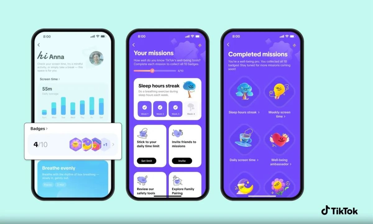 TikTok Hadirkan Fitur Baru untuk Kurangi Doomscrolling dan Bantu Tidur Lebih Nyenyak