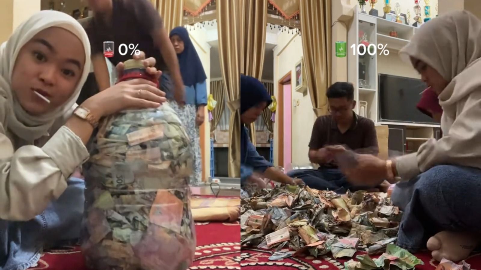 Cewek Ini Bongkar Hasil Nabung Setahun Bareng Pacar, Jumlahnya Gak Disangka