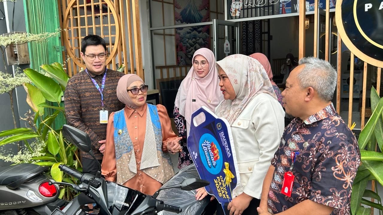 Untung Bayar Pajak! Kusnul Partiwi, Wajib Pajak Teladan Bontang, Kaget Raih Hadiah Utama Motor Vario 125