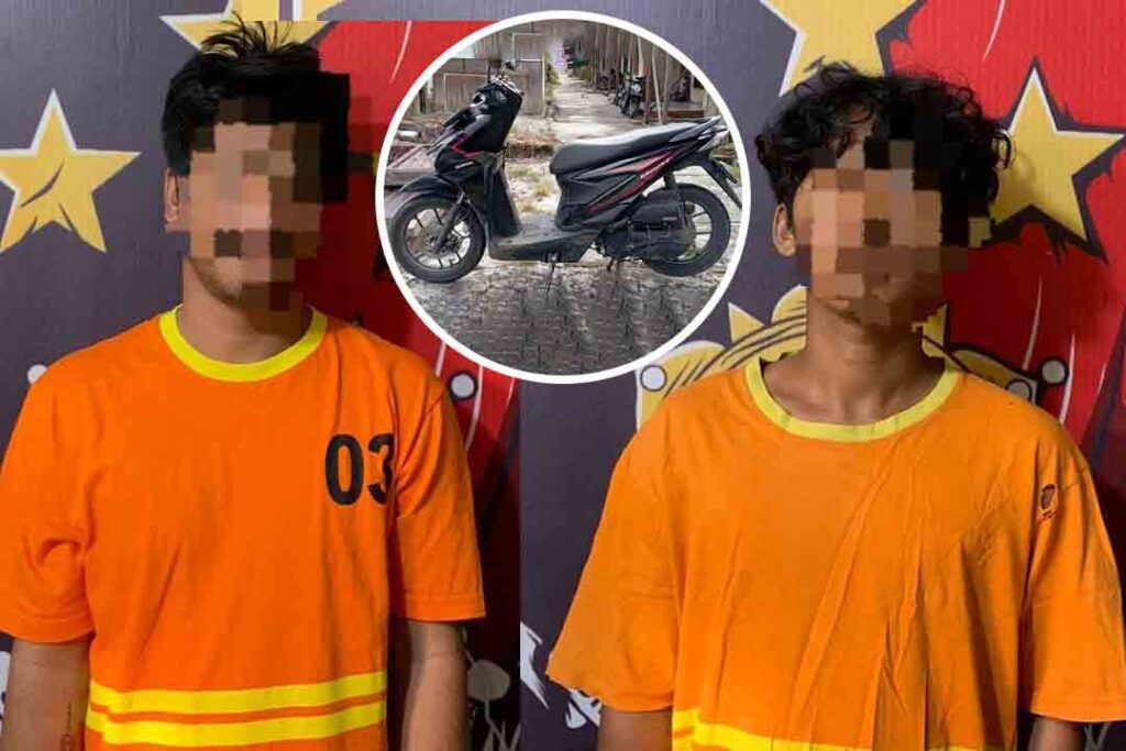 Dua Pemuda di Penajam Diciduk Polisi, Terlibat Pencurian Motor Teman Sendiri