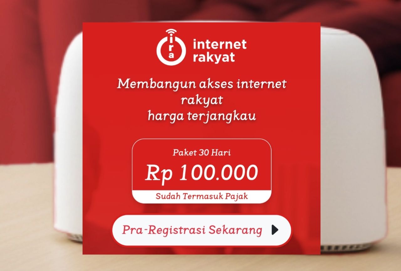Segera Daftar Internet Murah 100 Mbps 100 Ribu Sudah Pra Registrasi Berikut Linknya