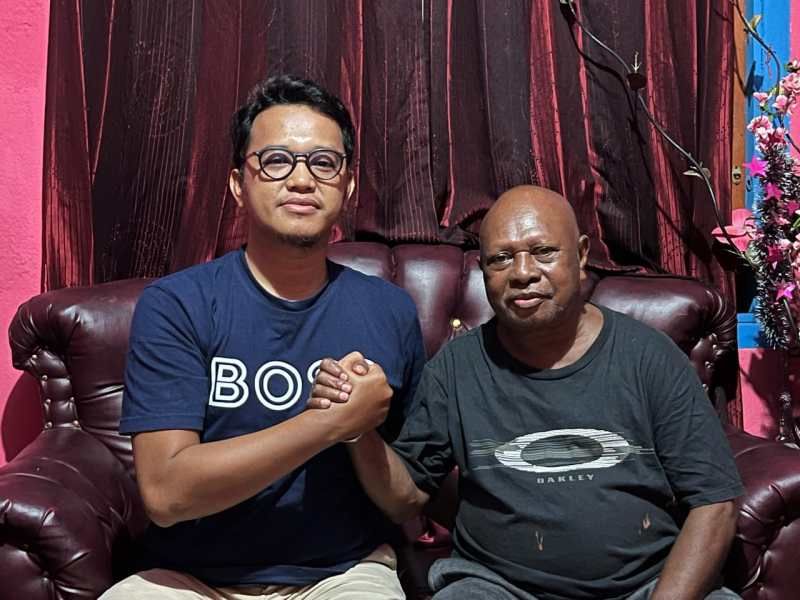 Ansar Nurdin Jalin Silaturahmi dengan Keluarga Robert Kemon di Kampung Lama