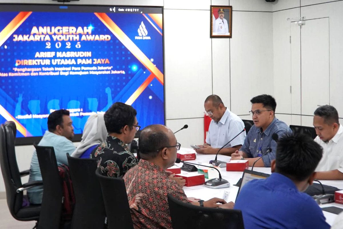 Arief Nasrudin Raih Jakarta Youth Award 2025, Dorong Transformasi PAM Jaya