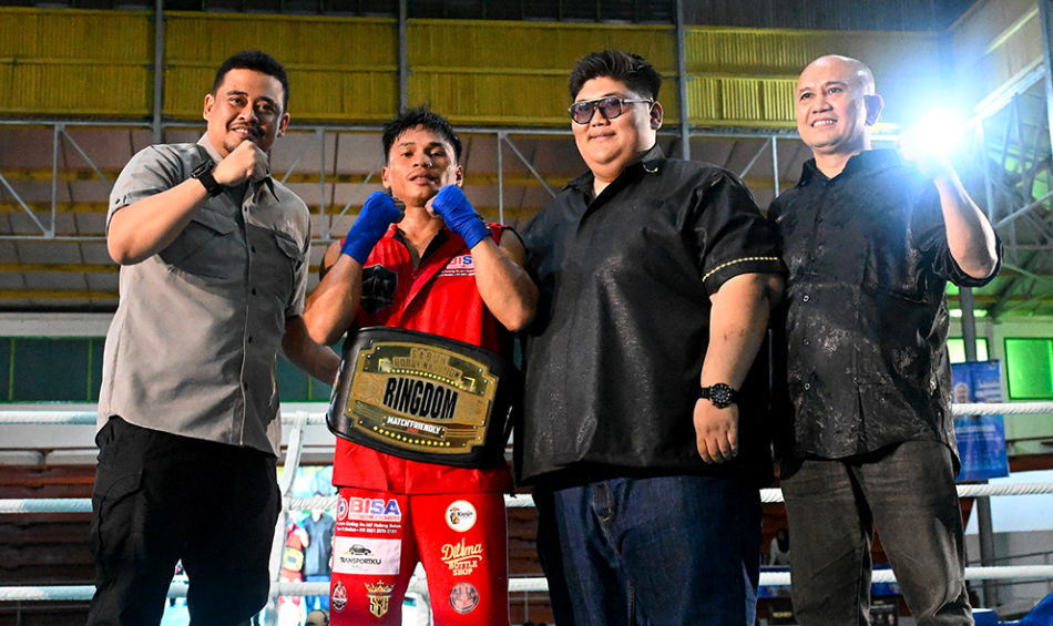 Dukungan Bobby Nasution Membakar Semangat Petinju Lokal di Ringdom Matchday Friendly