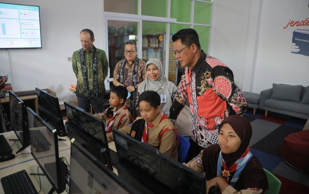 SMPN 1 Pakem Kini Miliki Perpustakaan Digital, Peresmian Dihadiri Wabup Sleman